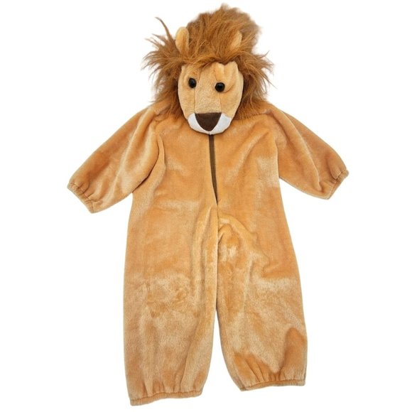 Fantasy World Other - Fantasy World SOFT Lion Baby 12-18 Months Costume Zip Front Plush Hooded Animal